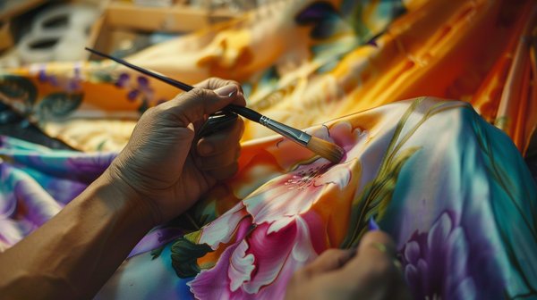 Peinture pour soie : un produit adapté à toutes les techniques d'application